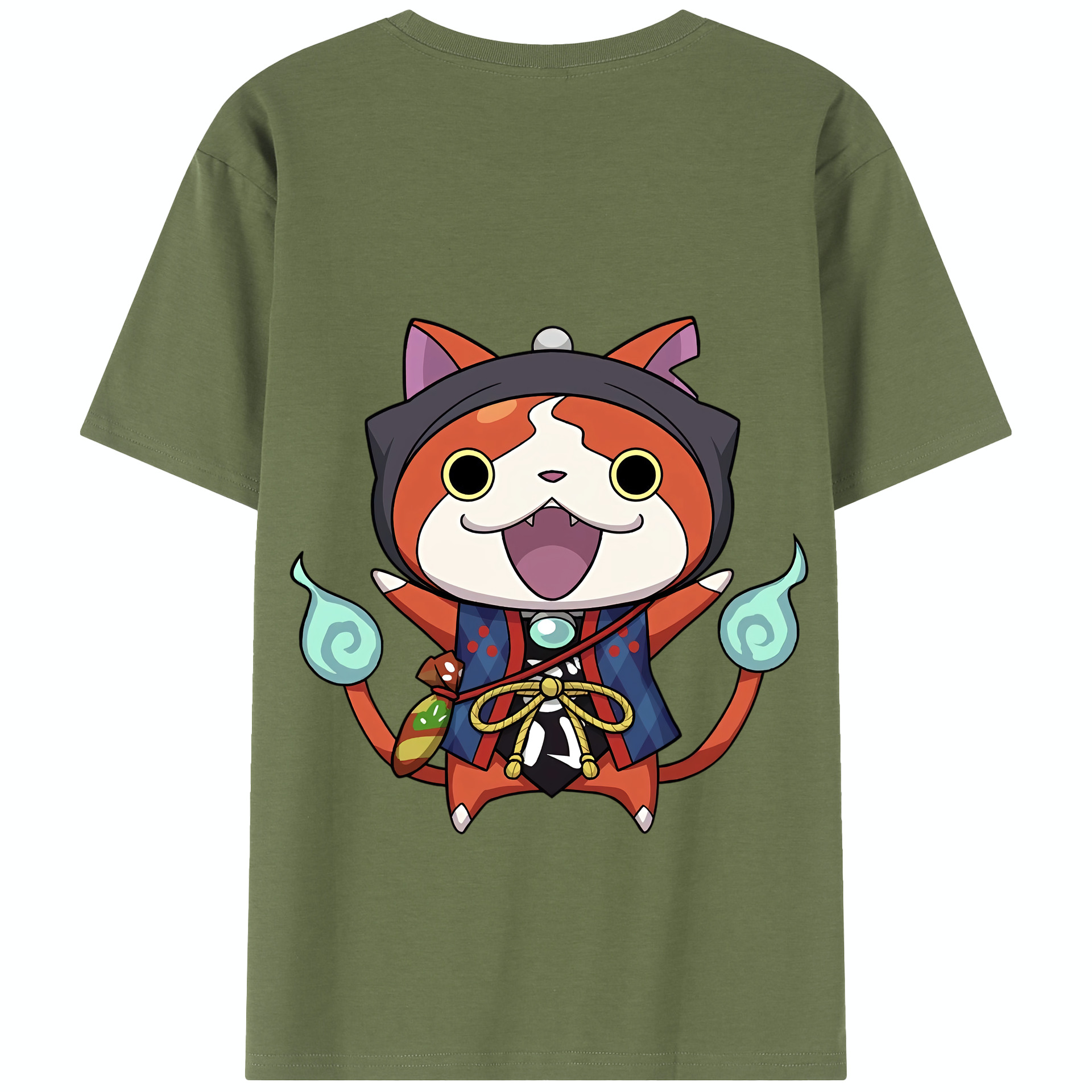 （画像用） 妖怪ウォッチ Yo-kai Watch 綿100％半袖Tシャツ（背面プリント）